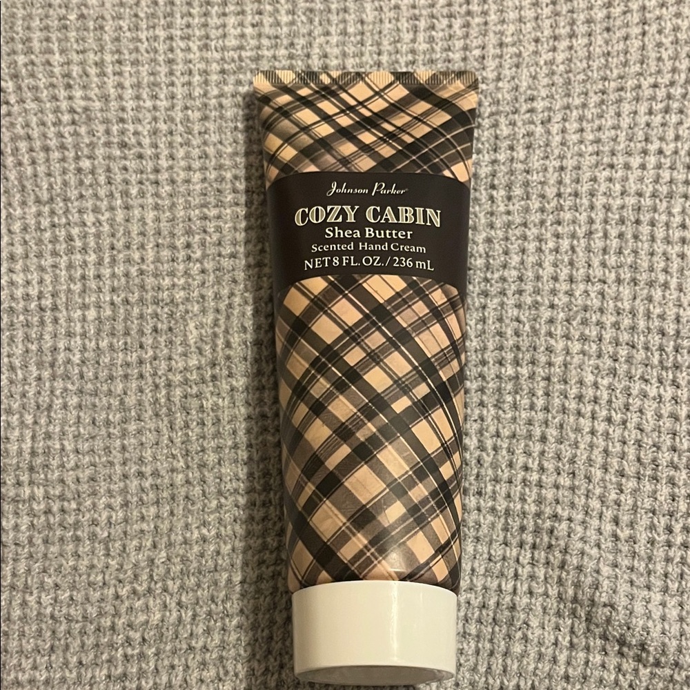 Johnson Parker Cozy Cabin Shea Butter Hand Cream - Brown Plaid